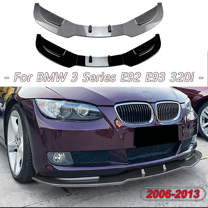 

Car Front Bumper Lip Splitter Spoiler Tuning For BMW 3 Series E92 E93 2006-2013 Standard Version Diffuser Body Kit Accessories