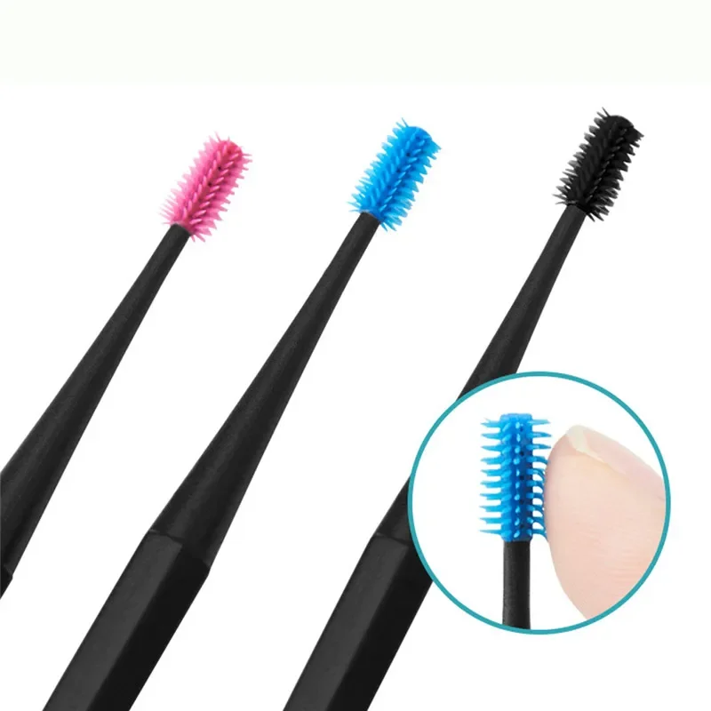 1pcs Double-ended Earpick Soft Ear Pick Ears Wax Curette Remover Spiral Design Silicone Ear Cleaner Spoon Spiral Ears Clean