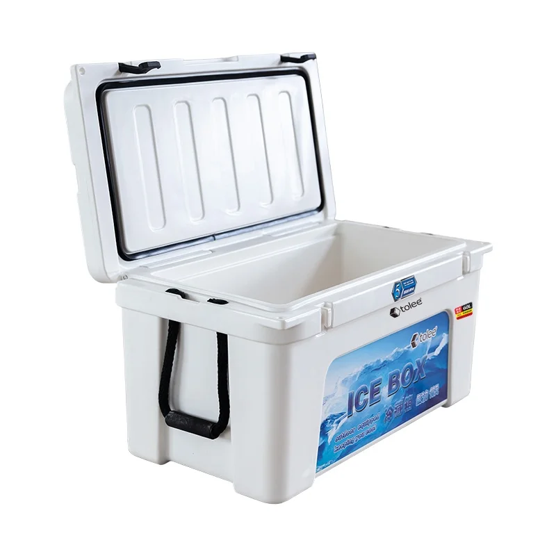 

Portable 60L Insulated Cooler Box Food Grade LLDPE Ice Chest for Outdoor Fishing Camping Picnics Rotomolded Coolers