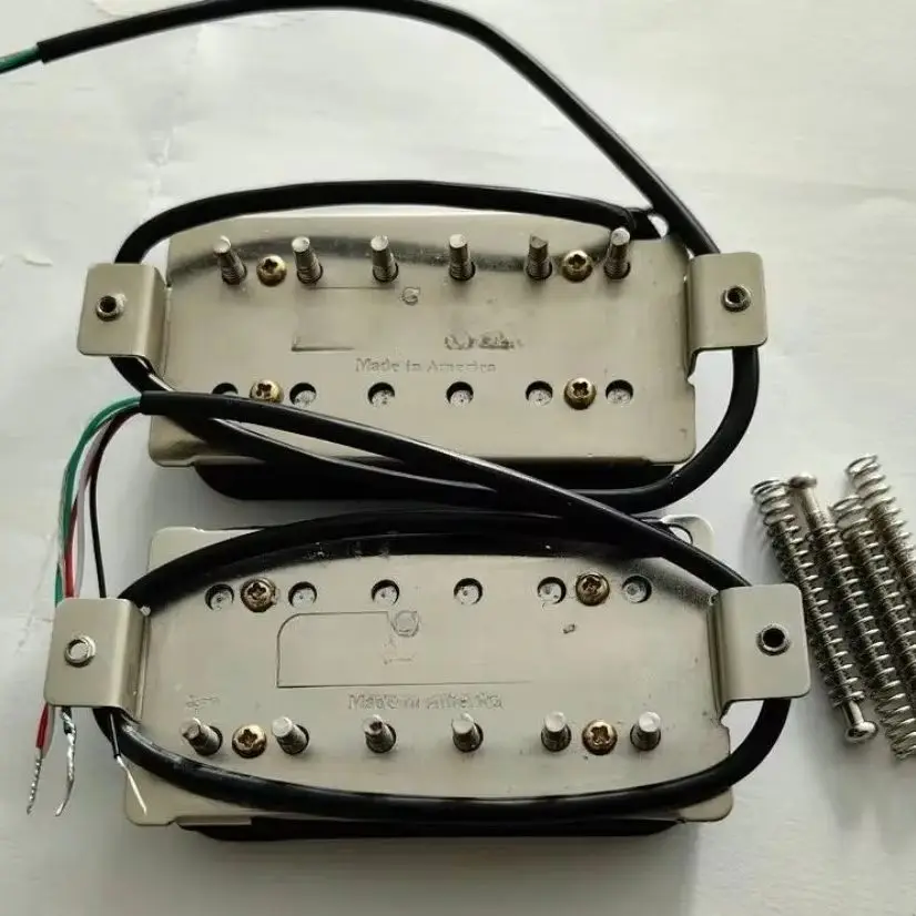 Ensemble de micros humbucker Alnico 5 SH2N pour manche et SH4 pour pont, style jazz, double bobine, pour guitare électrique
