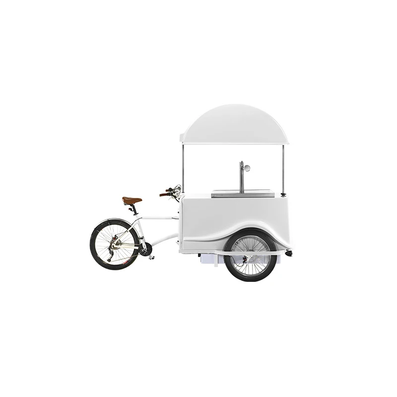 

Mobile bicycle popsicle ice cream truck Custom ice cream tricycle with umbrella