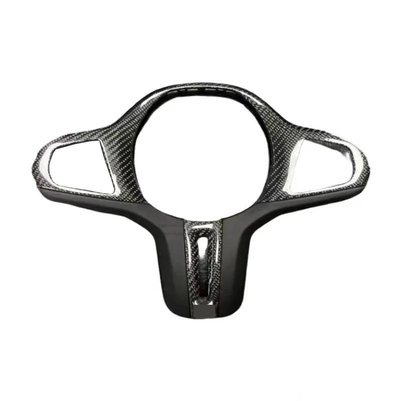 

Новый продукт по индивидуальному заказу, чехол на руль из углеродного волокна для BMW G30 G32 G15 G16, декоративная накладка на руль автомобиля