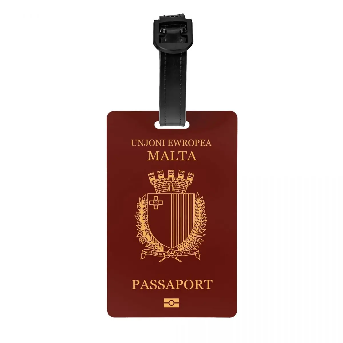 

Custom Malta Passport Luggage Tags for Travel Suitcase Privacy Cover Name ID Card