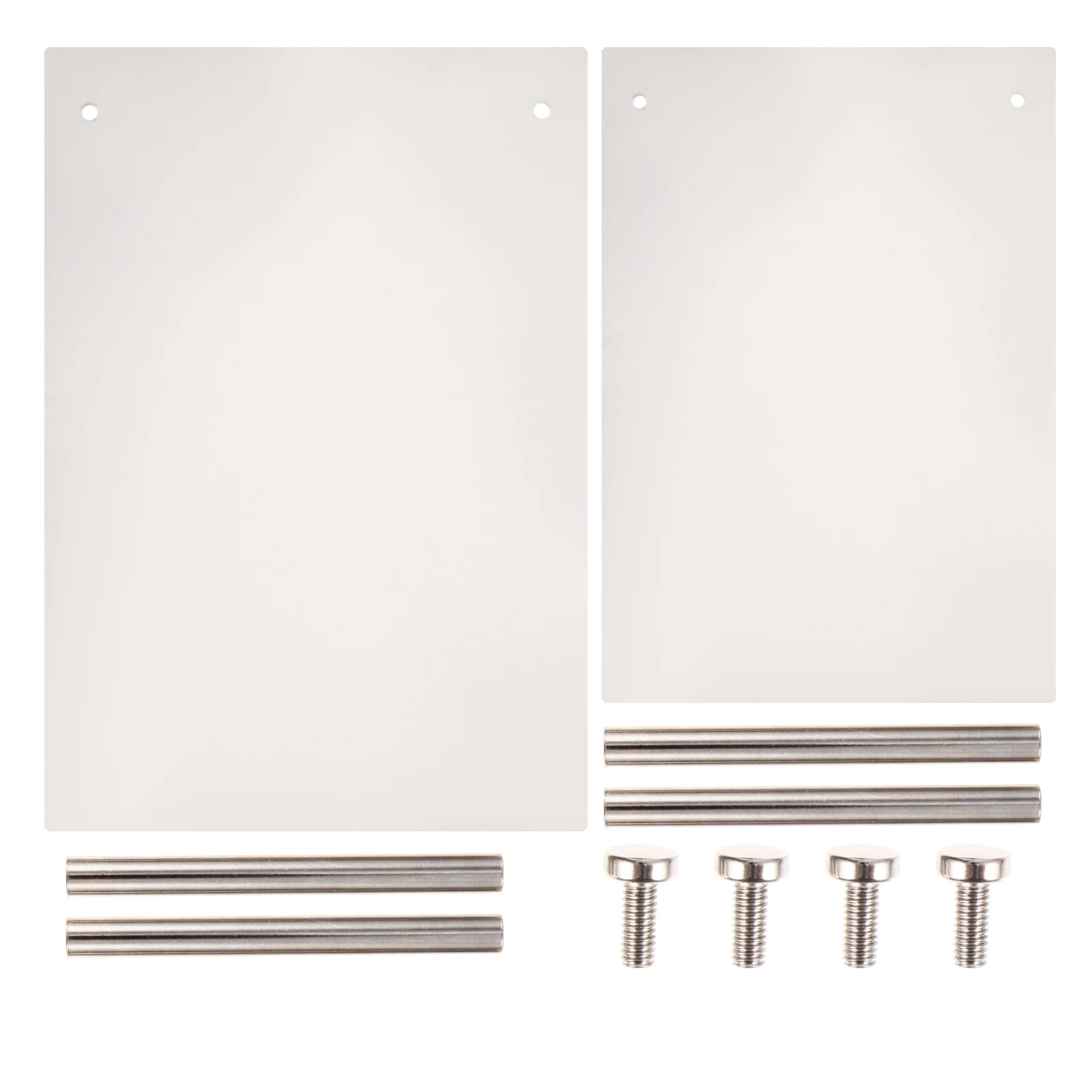 

2Pcs Nail Sample Display Board Acrylic Nail Art Practice Board for Manicure Salon Color Testing Lightweight Unbreakable