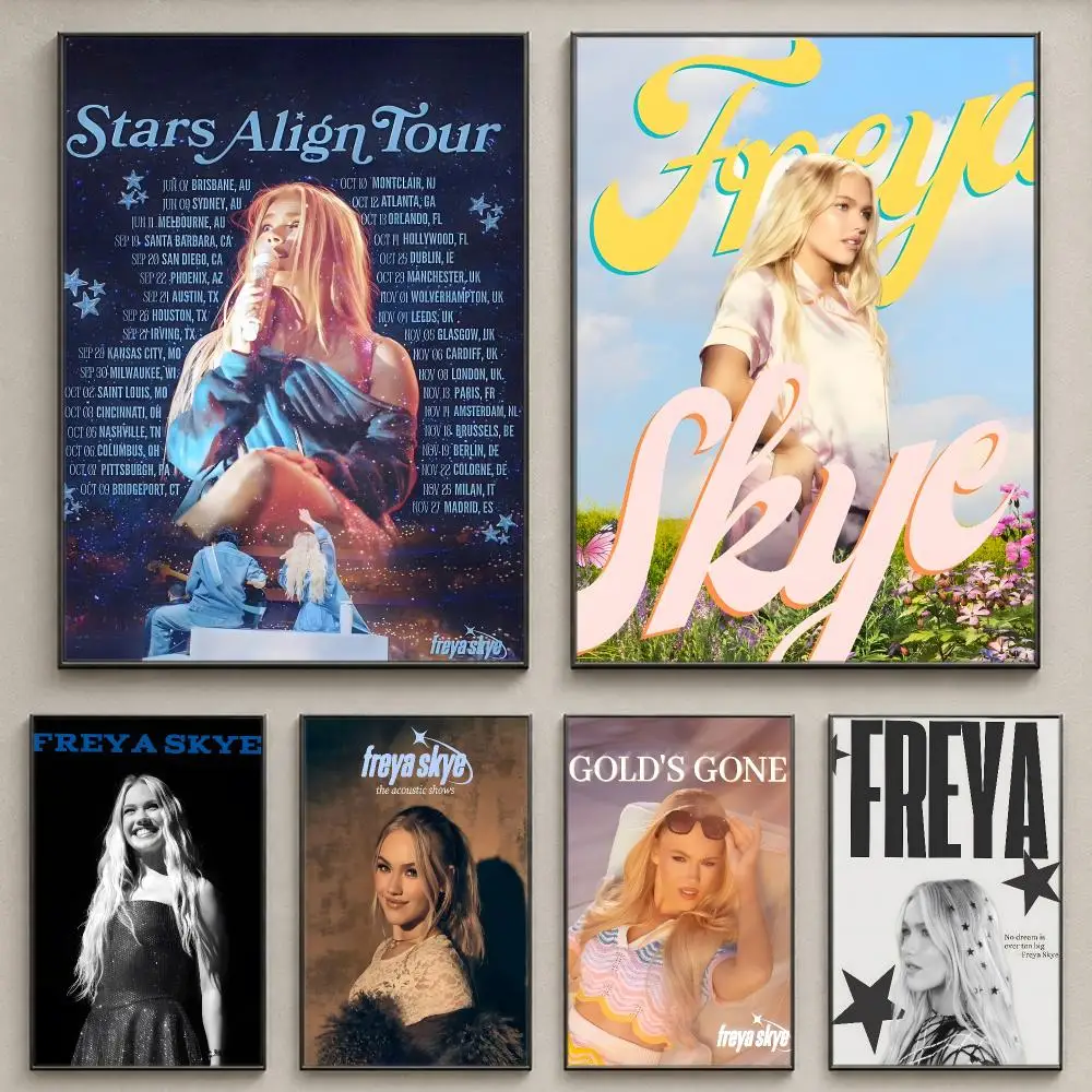 music Freya Skye Poster HD Poster Minimalist Home Decoration Suitable for Living Room Bedroom Corridor and Gift Giving