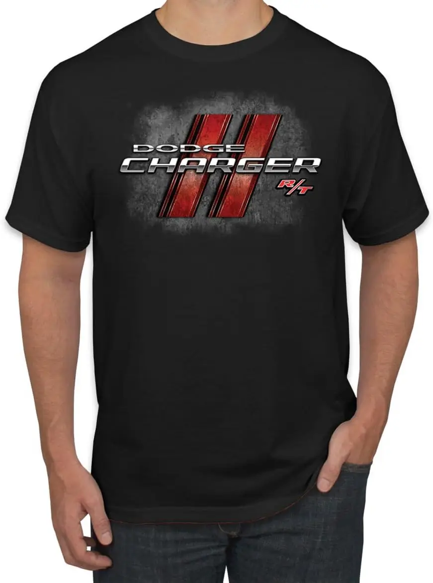 Dodge Charger R/T Classic Retro Racing Logo Emblem Cars and Trucks Men's Graphic T-Shirt