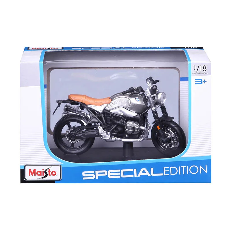 Maisto 1:18 BMW 1250GS R nineT Scrambler Fuel Tank Alloy Motorcycle Model Genuine Static Diecast Model Collectible Gift Toy