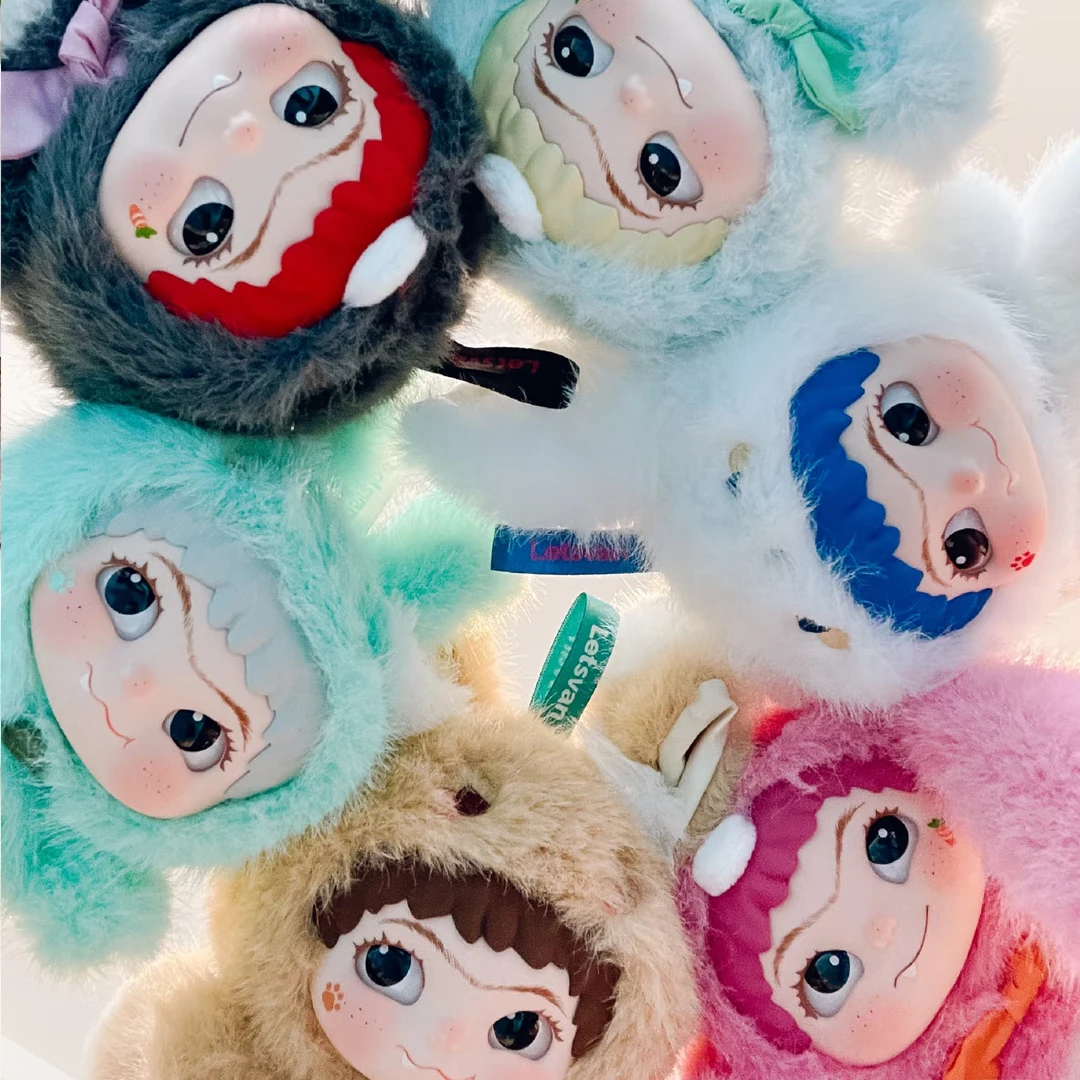 ワクク ファジー トレンディ ファン パーティー ブラインドボックス キュート ワクク アクションフィギュア ミステリーボックス キュートドール バッグペンダント ドール サプライズバッグ ギフト おもちゃ ﻿