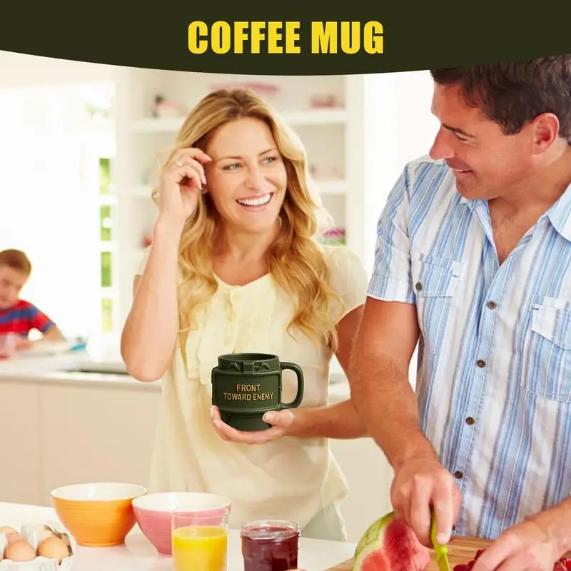 

Memorial Day Coffee Cup Resin Drinking Mug for Men Creative Latte Drinkware Teacup for Beer Hot Cocoa Wine Beverage Cold Drinks