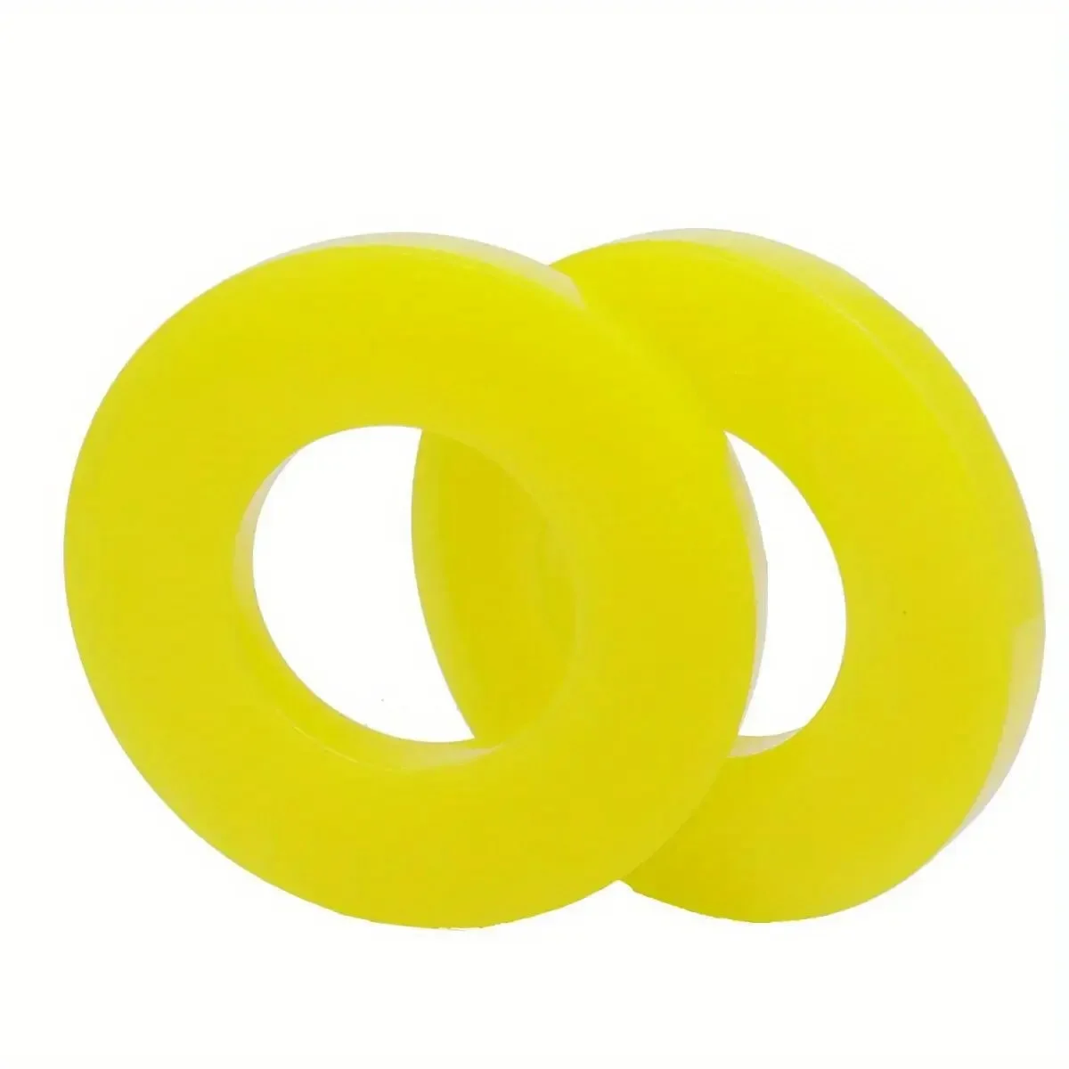 2/4PCS Yellow Car Trunk Automobiles Front Strut Top Mount Tower Steering Suspension Shock Absorber Ring Pads Cushion Protector