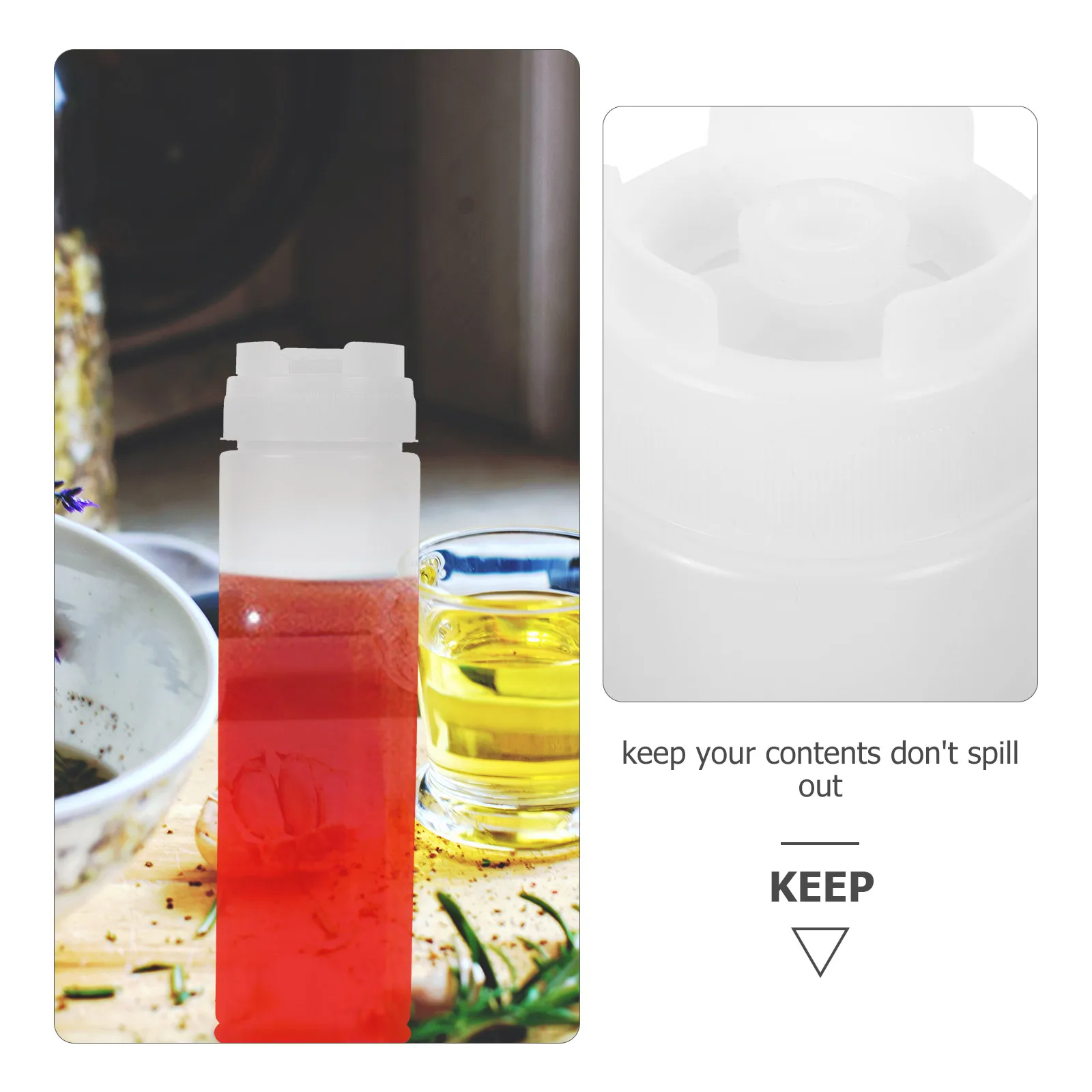 

6pcs Condiment Squeeze Ketchup Mustard Dressing Dispenser Double Hole Transparent Plastic Kitchen Accessories For Bbq Home Use
