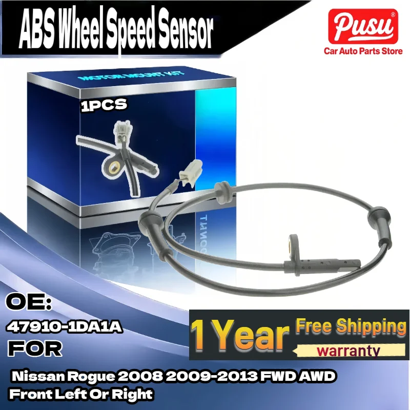 

1x передний левый/правый датчик скорости колеса ABS для Nissan Rogue 2008 2009-2013 FWD AWD 47910-1DA1A