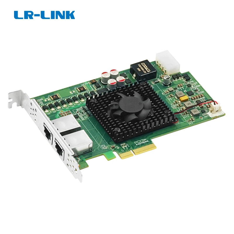 LR-LINK 10G Ethernet Dual Port PCI Express POE+ network adapter frame grabber card intel x550 chipset