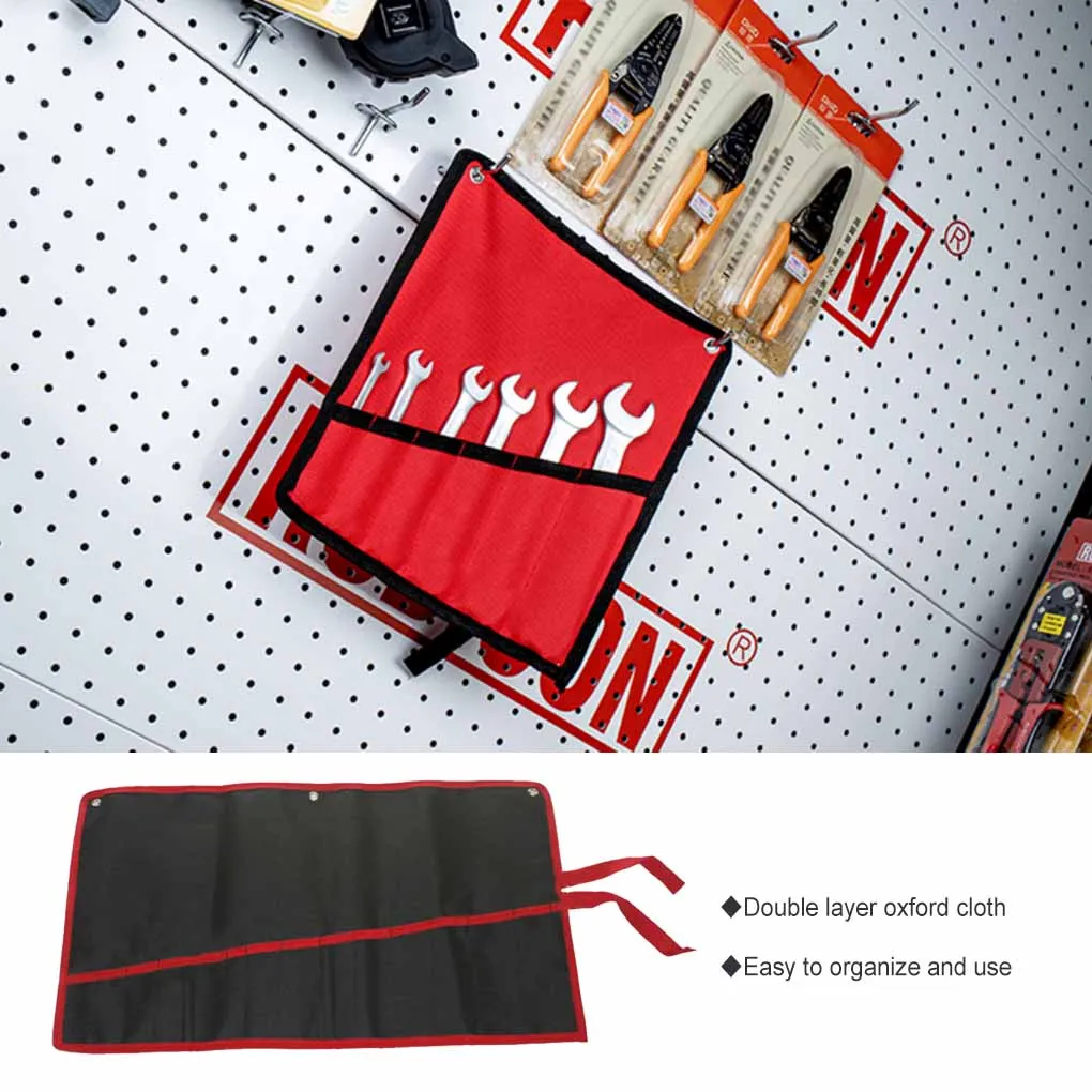 Tools Kit Pocket Folding Spanner Storage Bag Organizing Electrician