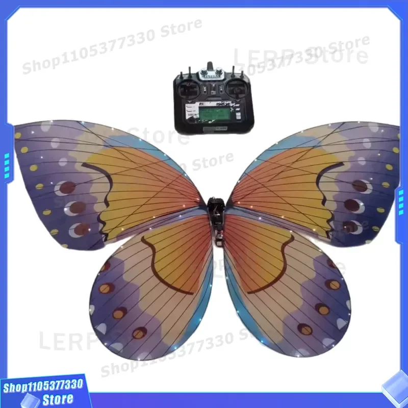 Remote Control Flying Butterfly Simulation Bionic Dynamic Model for Wedding Background Decoration Realistic Artificial Insect