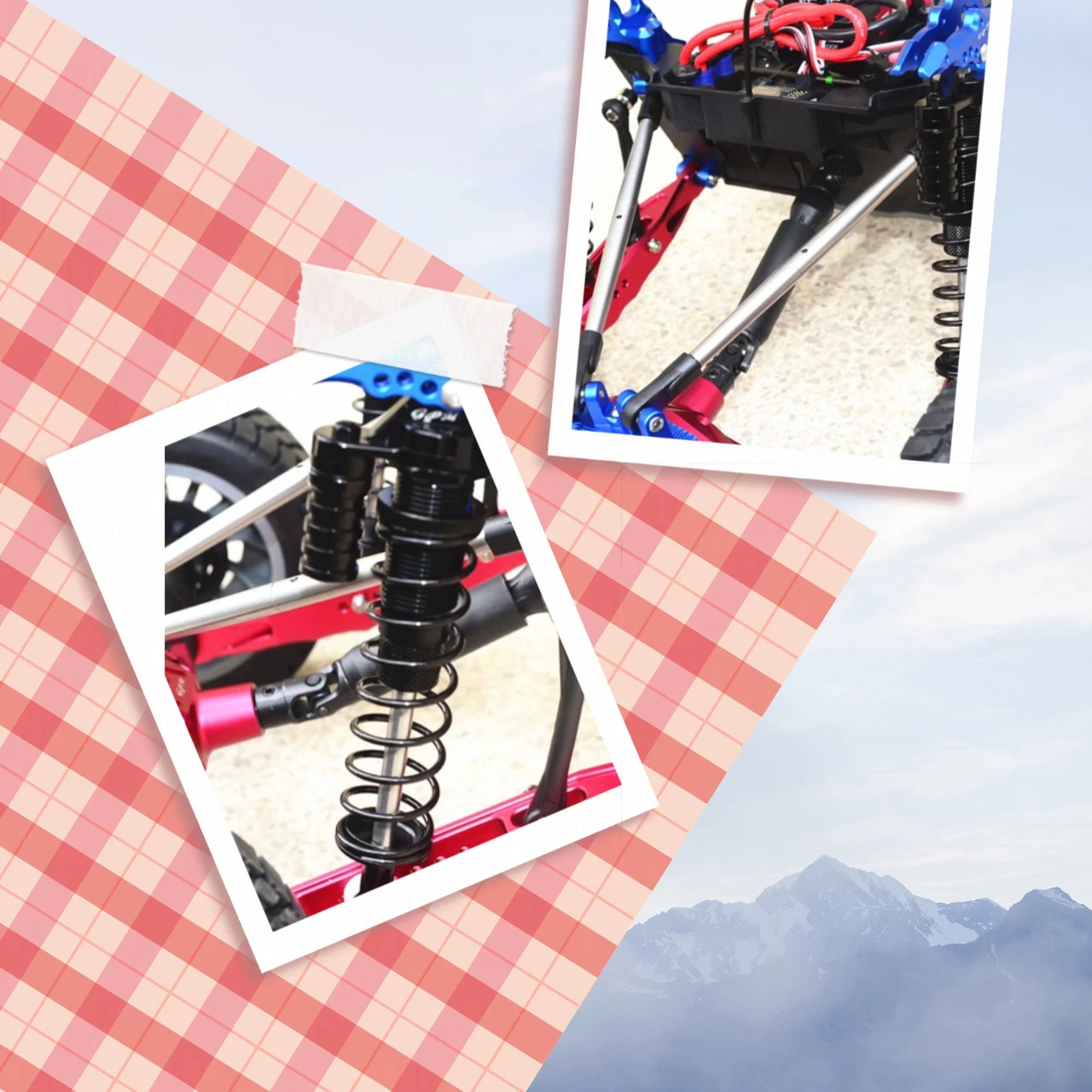 

Алюминиевые задние амортизаторы L-образной формы GPM 170 мм для LOSI 1/6 Super Baja Rey 1.0 2.0-аксессуар для радиоуправляемых автомобилей