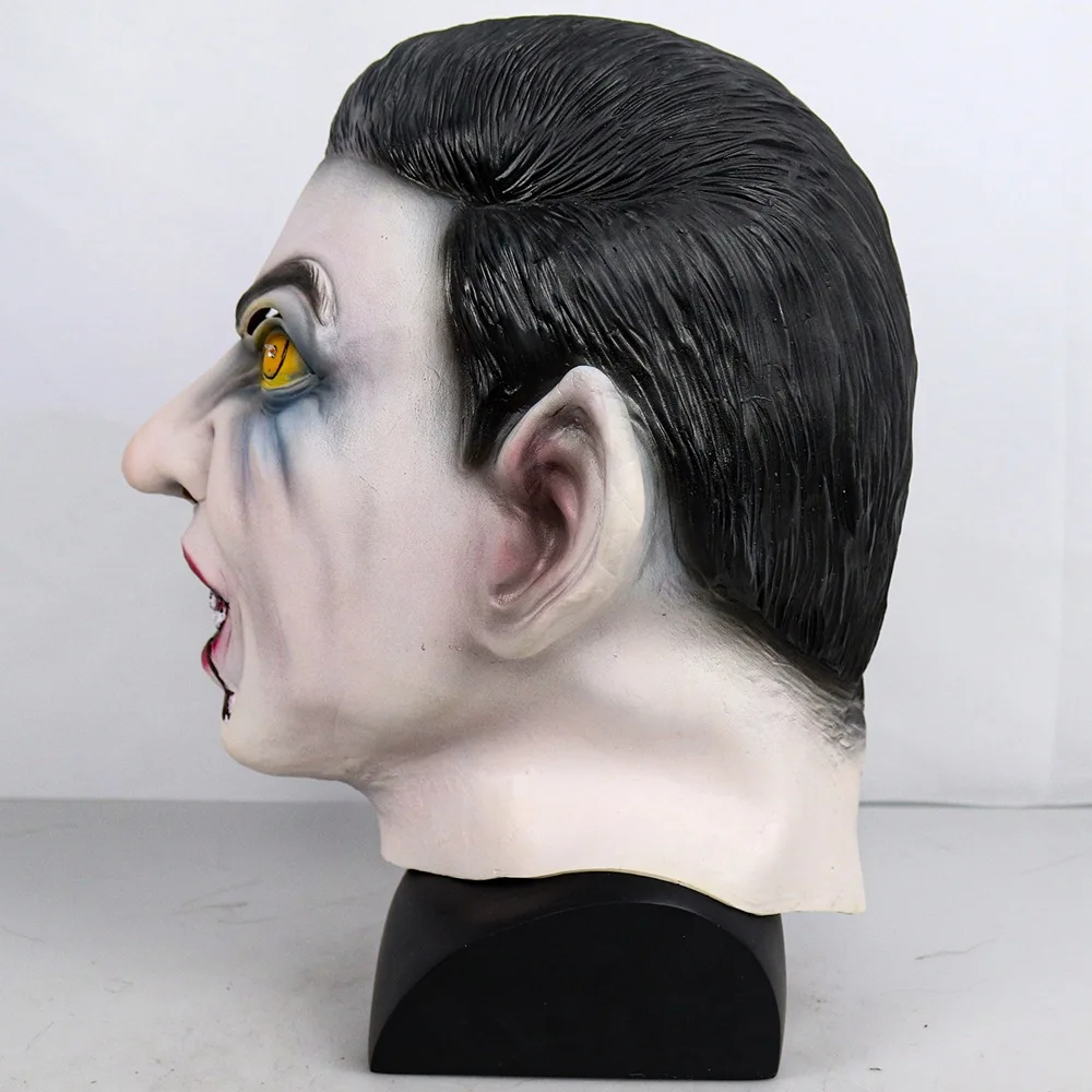 Böse Dämonenmaske für Herren Halloween-Kostüm Neuheit Ganzkopf-Latexmasken – Detail 5