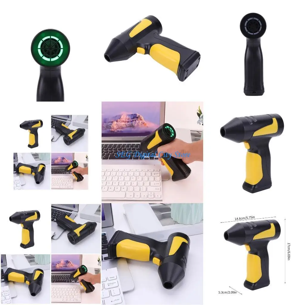 

U75B 130000PRM Turbofan Highly Speed Brushless Motor Violence Fan Cordless Hand Fan