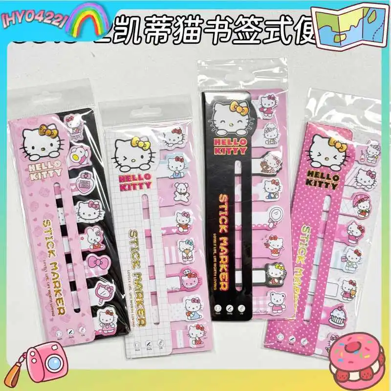 

Cute Kt Kuromi Stick Markers Cute Cartoon Bookmark Style Index Tabs Note Labels For Girls Students School Office Note Taking