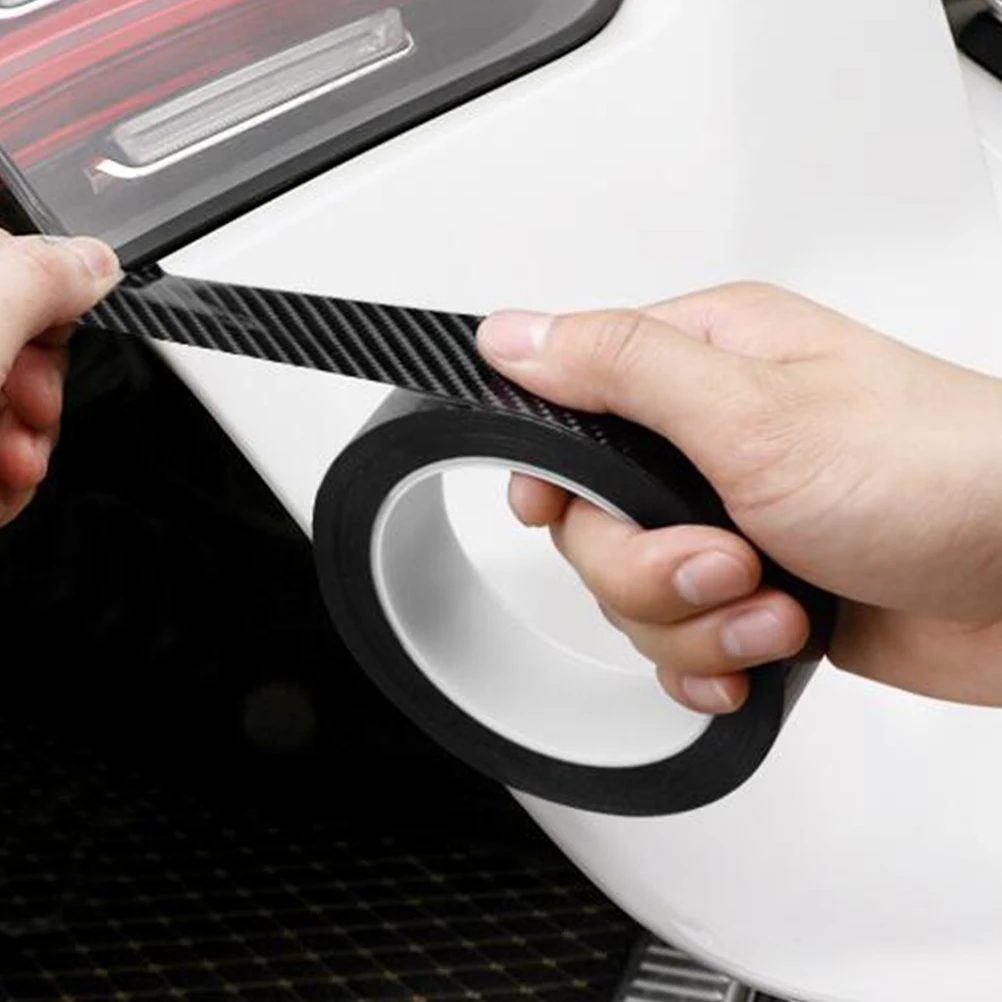 

Car Door Anti-collision Sticker Scratch Prevention Carbon Fiber Bumper Protection Strip Guard SUV Truck Auto Body Protector