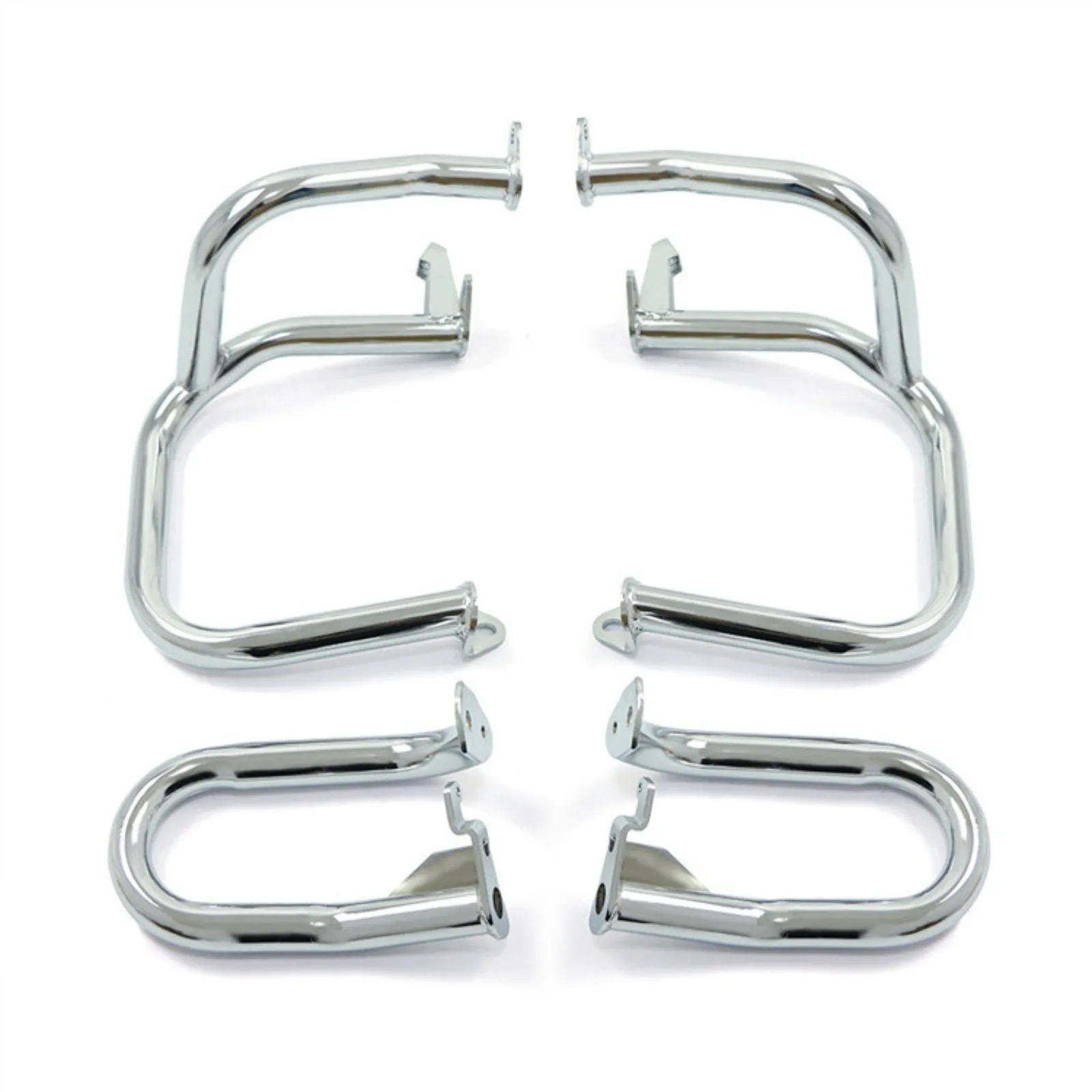 

Front Rear Engine Guards Crash Bars Fit For Honda Goldwing 1800 GL1800 2001-2017 Chrome