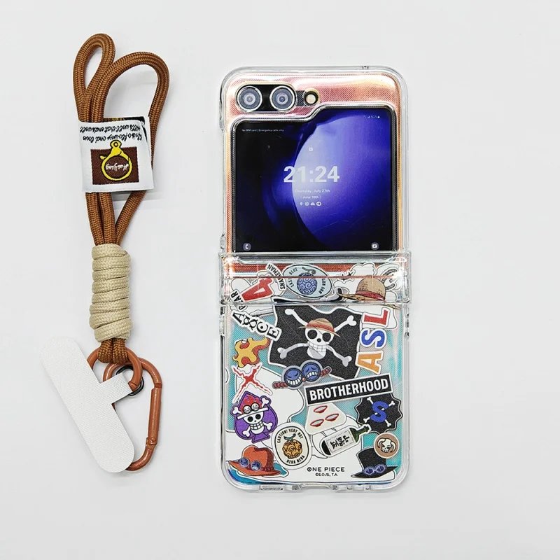One Piece Luffy Fold Phone Case for Samsung Galaxy Z Flip 6 Z Fold