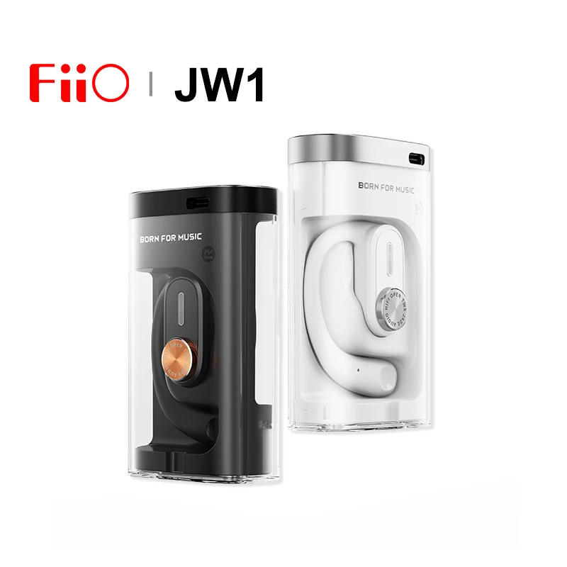 FiiO JadeAudio JW1 Open TWS Bluetooth 5.3 Earbuds 14.2mm Dynamic Driver IEM Non-In-Ear Design Sports Stereo Earphones