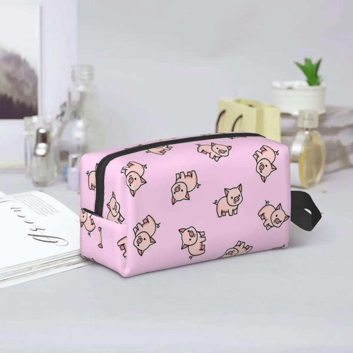 Pig Pencil Case for Studen Pen Box Pencil Bag Stationery Supplies Women Cosmetic Bag