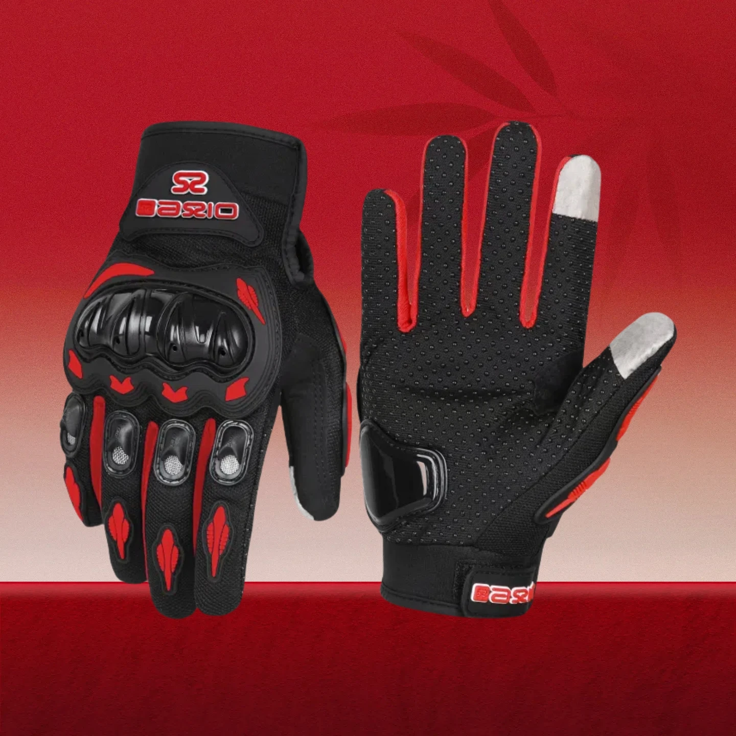 

AXIO летние мотоциклетные велосипедные перчатки с сенсорным экраном, перчатки для мотокросса, сетчатые дышащие мотоциклетные перчатки, износостойкие нескользящие перчатки