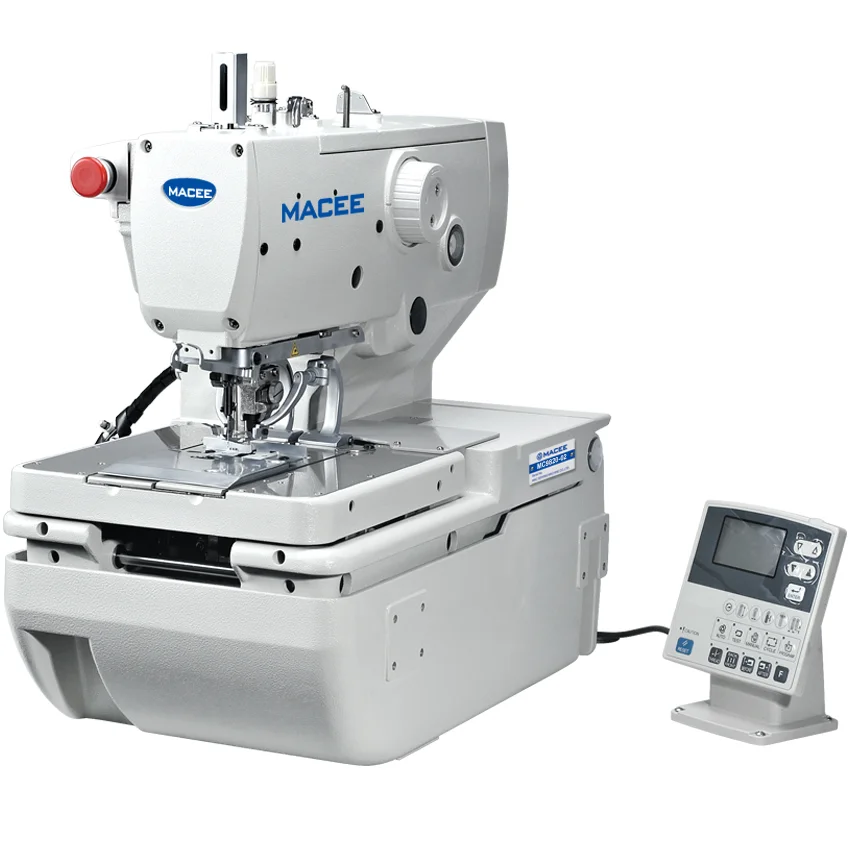 9820-01 Double Shear Computerized Eyelet Button Holing Sewing Machine