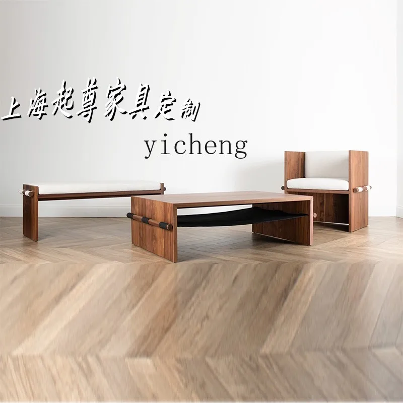 L23solid Wood Bench Creative Hotel B & B Rest Area Reception Sofa Stool End Of Bed