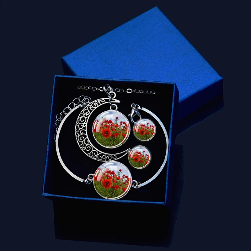 Poppy Flowers Jewel… - image