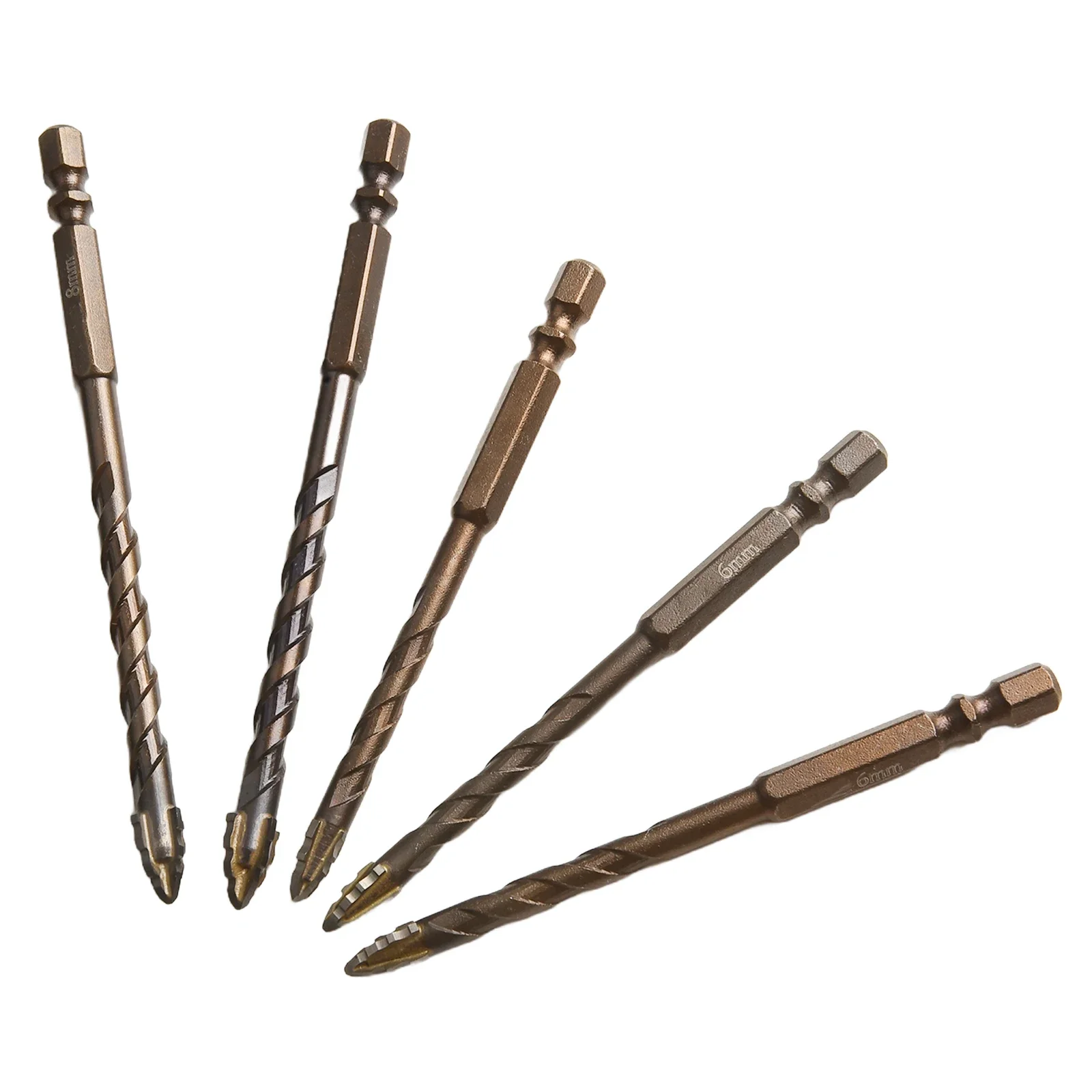 Home Improvement DIY Projects Glass Tile Drill High-Speed Punching 6mm 6mm 6mm Precision Hole Maker Vibration Reducing Drill
