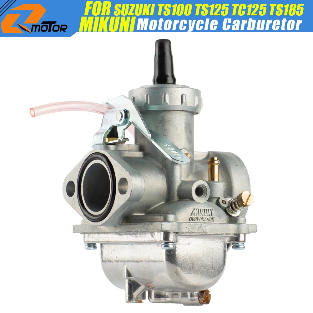 Motorcycle Carburetor For Suzuki TS125 TS100 TS185 TC100 TC125 DS100 DS125 2-Stroke Engine Racing For MIKUNI VM24SH Carb