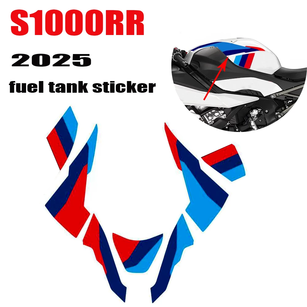 Motorcycle Protector Tank Knee Pad Grips Gas Fuel Oil Stickers Decals Fairing Fender For BMW S1000RR S 1000 RR S1000 2023-2025