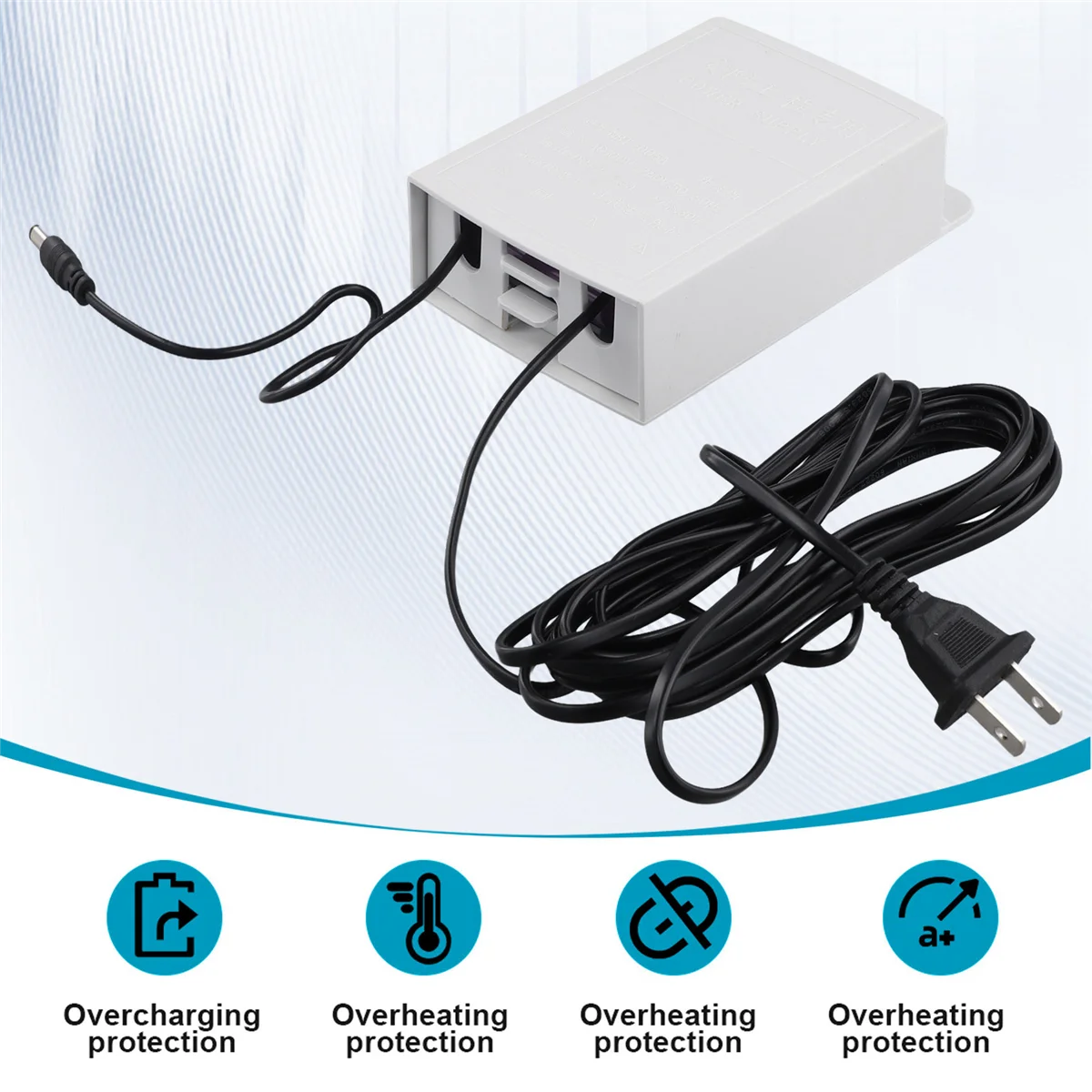 كفاءة 12V-2.5A إمدادات الطاقة غير المنقطعة UPS بطارية احتياطية الولايات المتحدة التوصيل