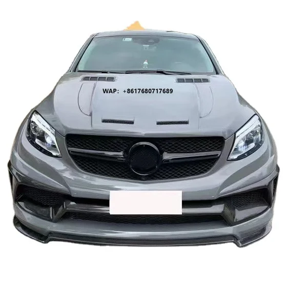 new product GLE Coupe wide bodyki body kit Gle coupe front and rear bumper spoiler