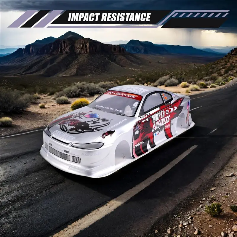 FBIL-1/10 RC Car Body Shell Modification 190Mm On Road Drift For Nissan S15