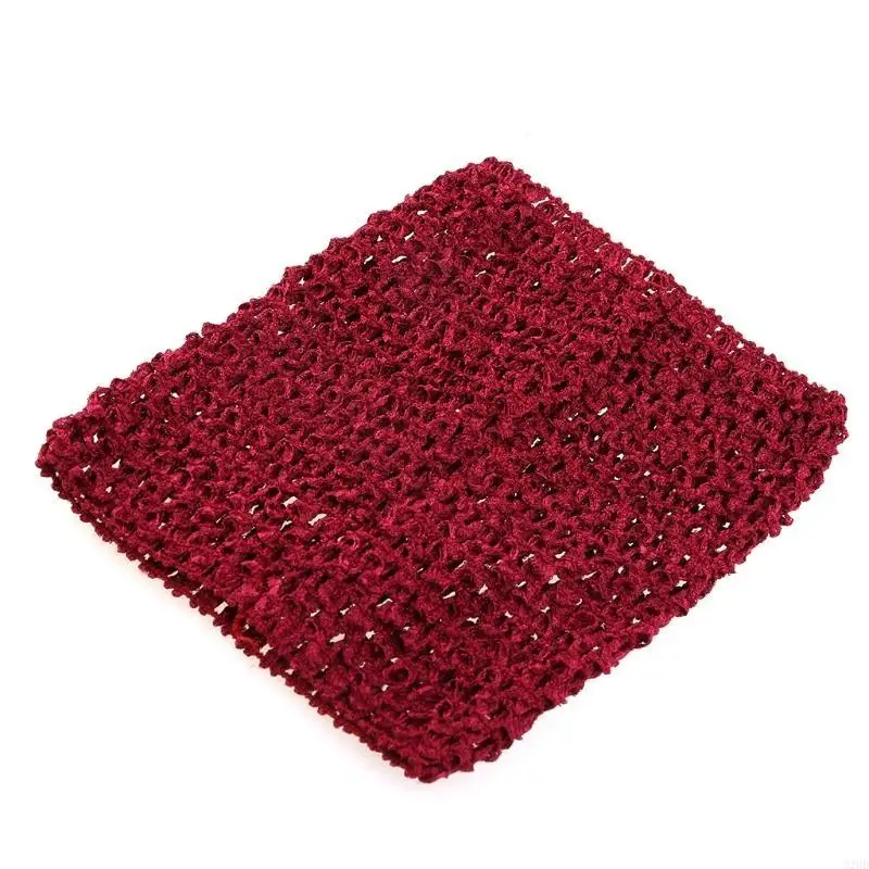 J2HD 6'' Crochet Tube Top Elastic Waistband Headband Hair Band Girls Tutu Skirt