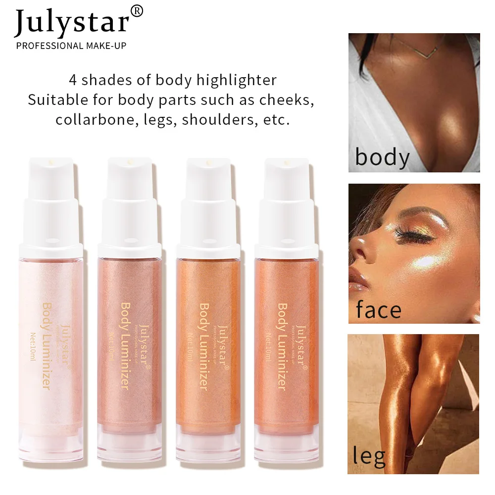 Julystar Concealer Full Body Concealer High Gloss Skin Body Milk Female Makeup Cosmetics Sexy Beach Body Milk Brighten The Skin