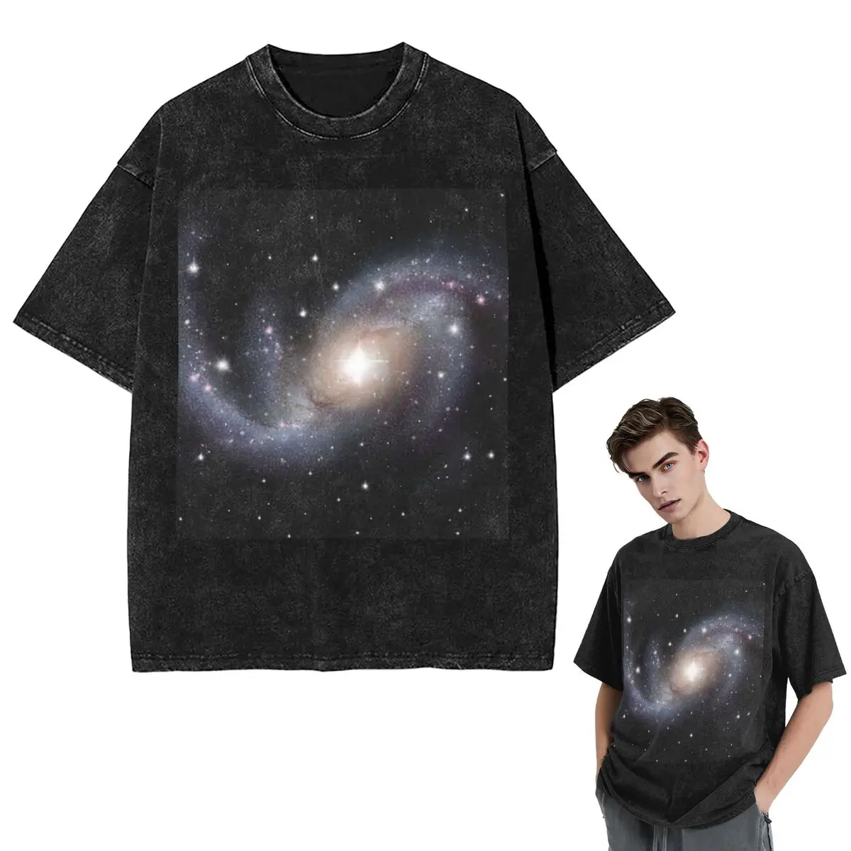 

Уличная одежда, футболки, плащ Galaxy Universe Planets, стираная футболка с коротким рукавом, футболка в стиле хип-хоп, топы, футболки для мужчин и женщин