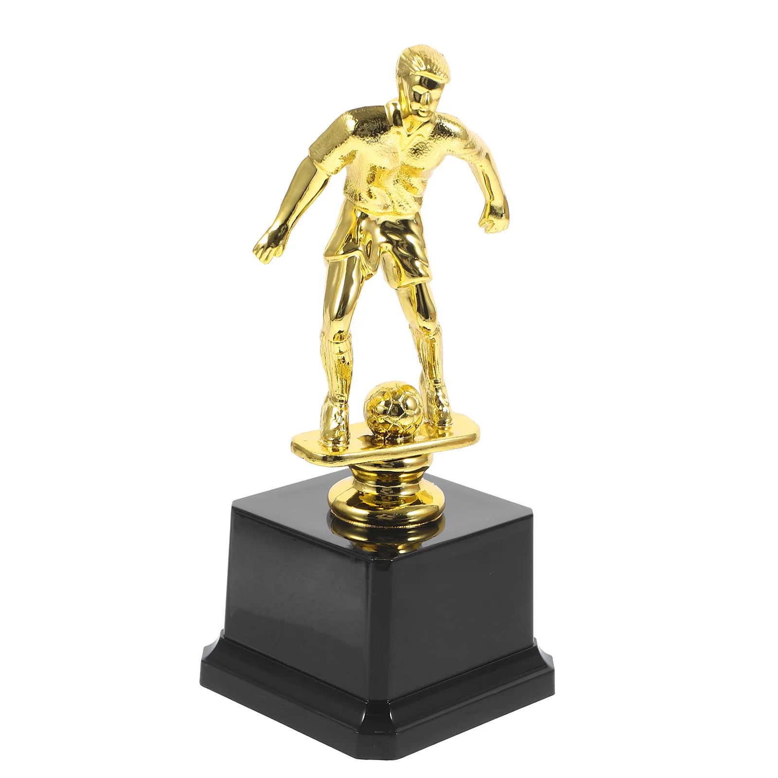 

Soccer Trophy Stylish Plastic Decorative Award Trophy for Office Party Sports Competition Football Prizes Home Decoration