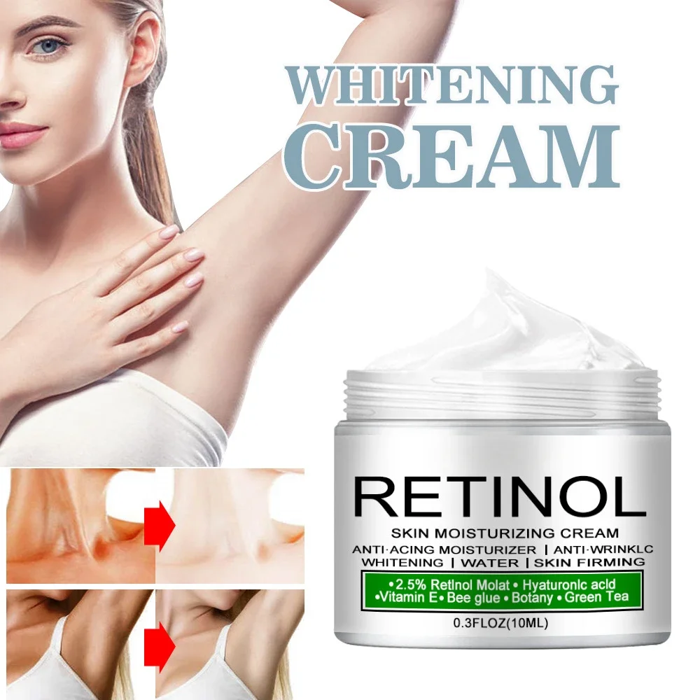 Private Remove Pigmentation Body Whitening Cream Body Dull Moisturizer Brighten Skin Care Underarm Knee Buttocks Melanin Improve