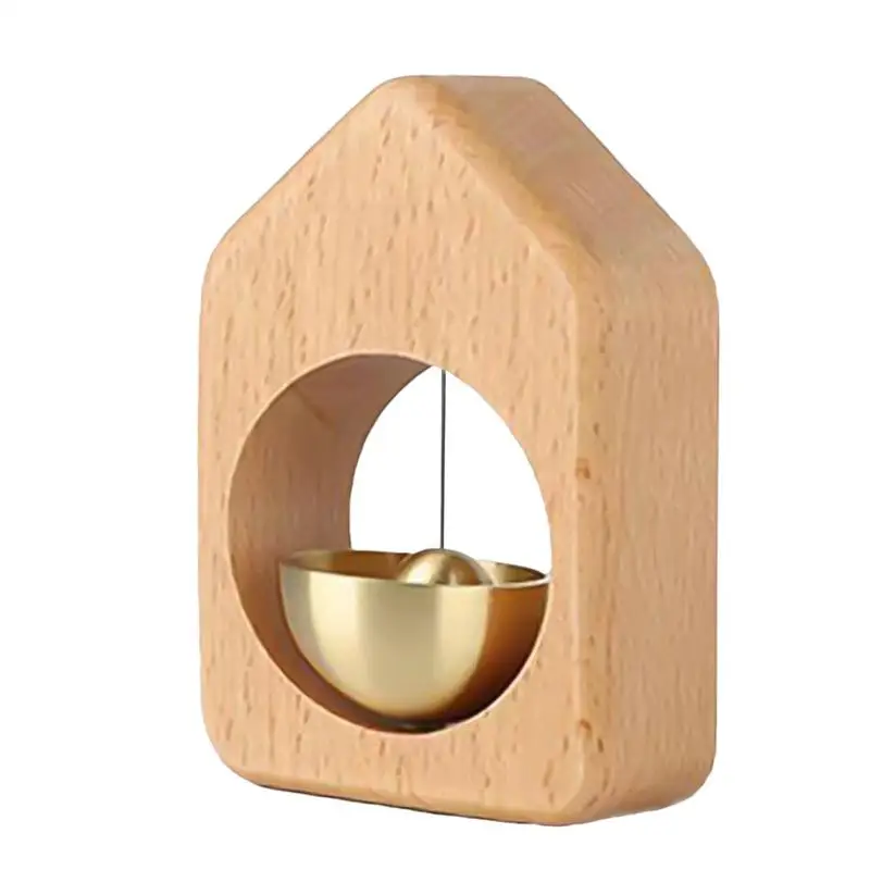 Shopkeepers Bell For Door Magnetic Decoration Door Bell Wooden Doorbell Easy Installation Brass Doorbell With Pleasant Tone For