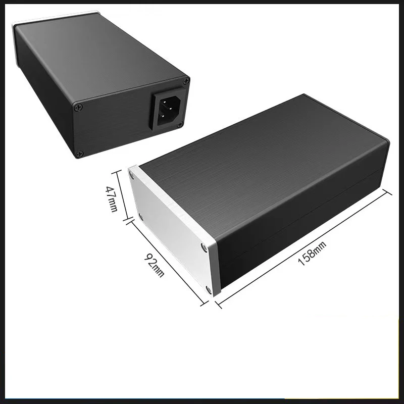 HIFI Full Aluminum 0905 Chassis Mini Split Power Supply Headphone Amplifier Mini AMP Preamp Box DIY Housing Case
