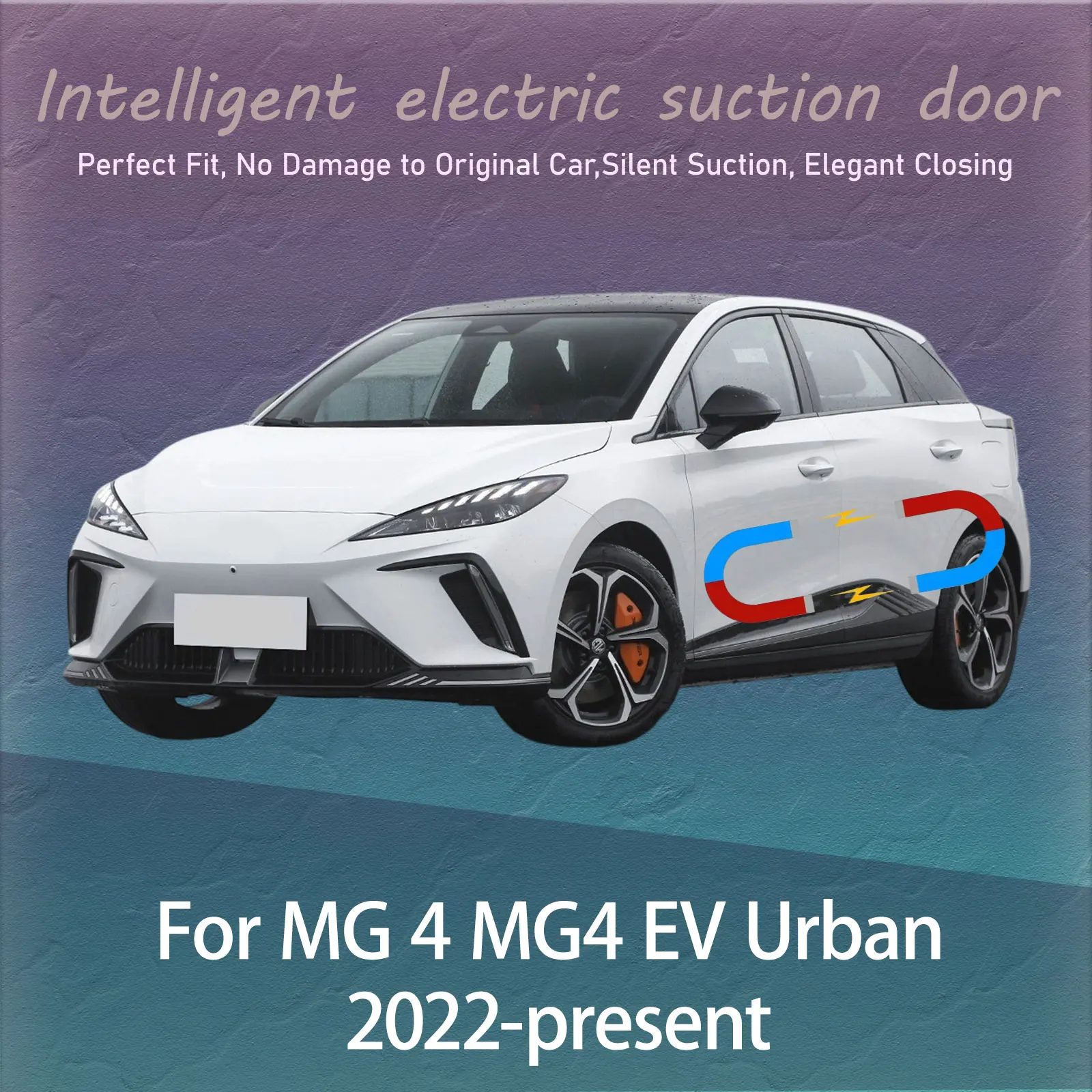 

Electric Soft Close Door Kit For MG 4 MG4 EV Urban 2022-Now Auto Silent Anti-Slam Suction Door System Automatic Quiet Closing