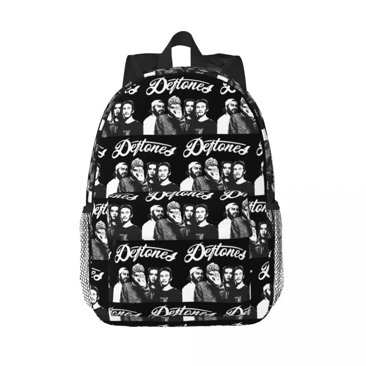 

Metal Punk Rock Deftones Backpack Hot Sale Daypack Large Capacity Boys Girls BookBag Shoulder Bags for Men Women Kids School Bag
