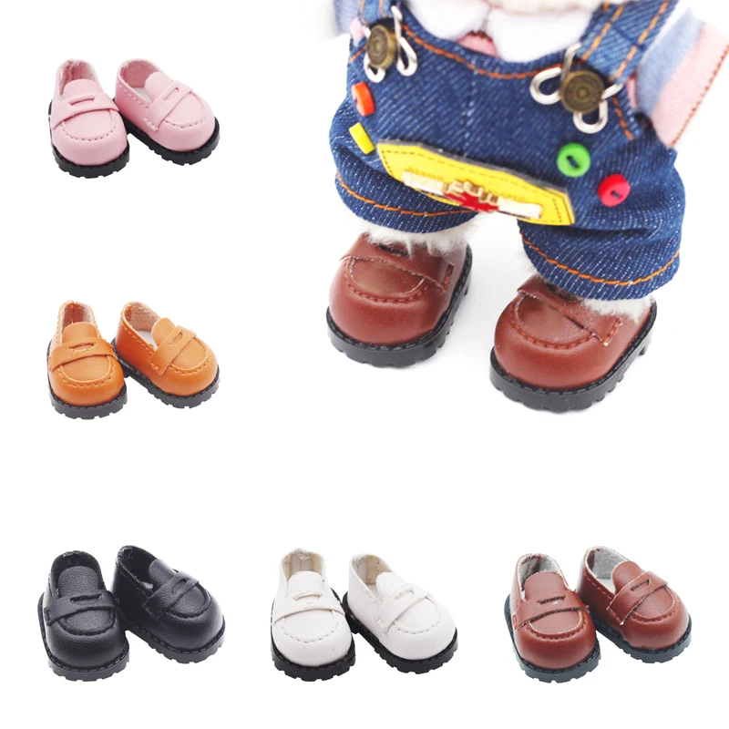 For LABUBU Leather Shoes Suitable for 17cm Cotton Dolls Shoes Boots Toys Casual Sports Shoes Dolls Accessories DIY Doll Toys