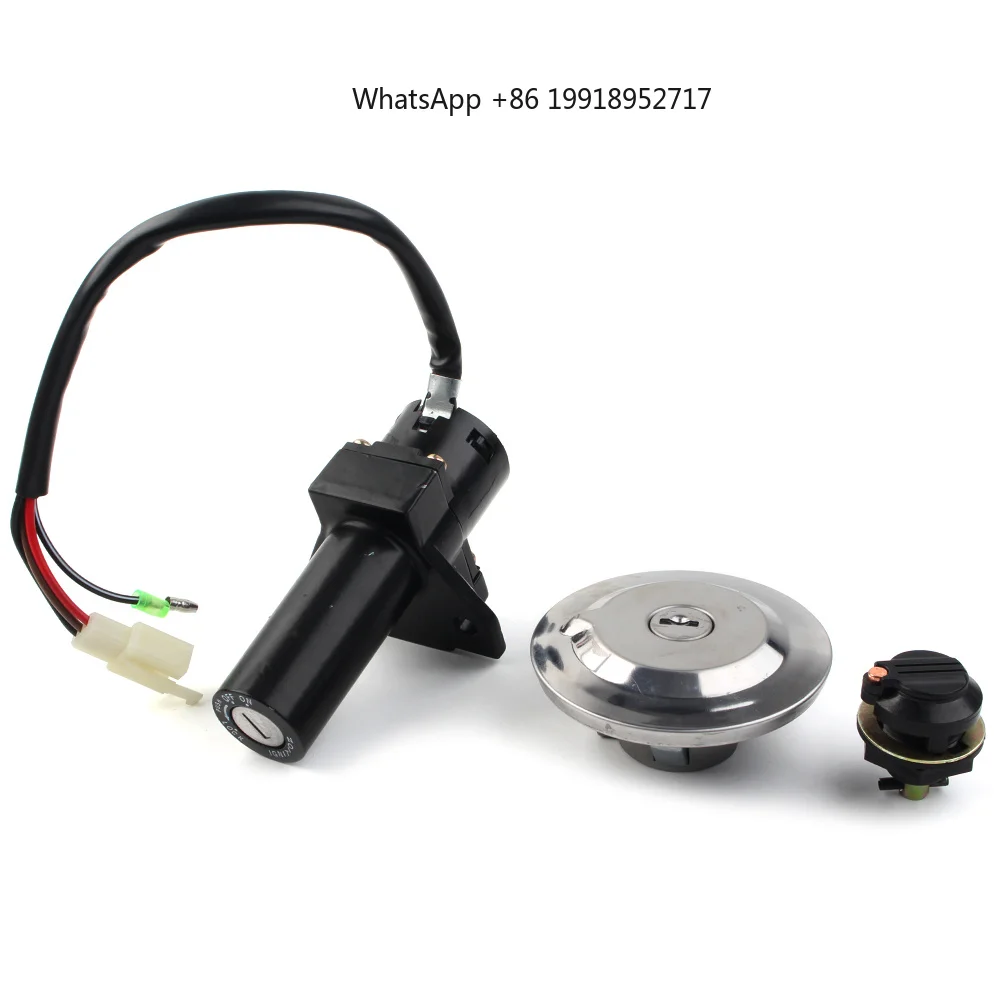 For Yamaha YBR125 YBR 125 2002-2013 Motorcycle Ignition Switch Fuel Cap Lock  Seat Lock  Set