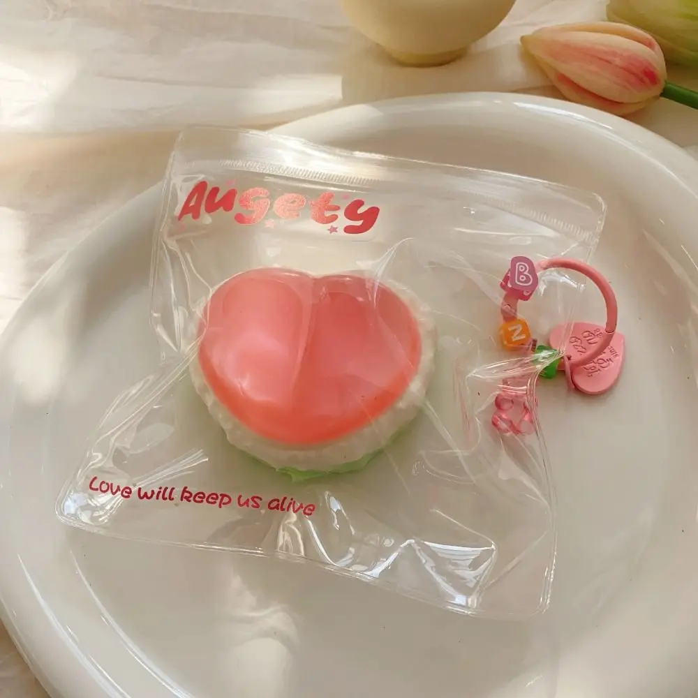 Symulacja Gwiazd Arbuz Ściskanka Zabawka dla Kota Nieprzywierająca Super Elastyczna Zabawka Owocowa Super Miękka Elastyczna Powoli Powracająca do Kształtu Zabawka Owocowa